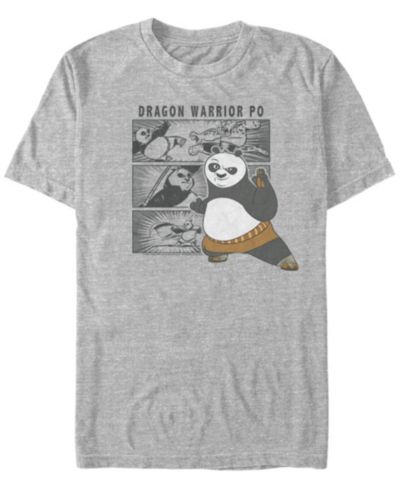 Мужская футболка Fifth Sun Kung Fu Panda Dragon Warrior Po Panels Short Sleeve