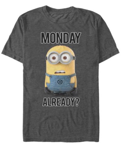 Мужская футболка Fifth Sun Minions Bob Monday Already с коротким рукавом