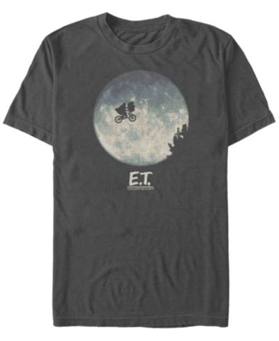 Мужская футболка Fifth Sun E.T. the Extra-Terrestrial Infamous Flying Bike Scene Silhouette Logo Short Sleeve