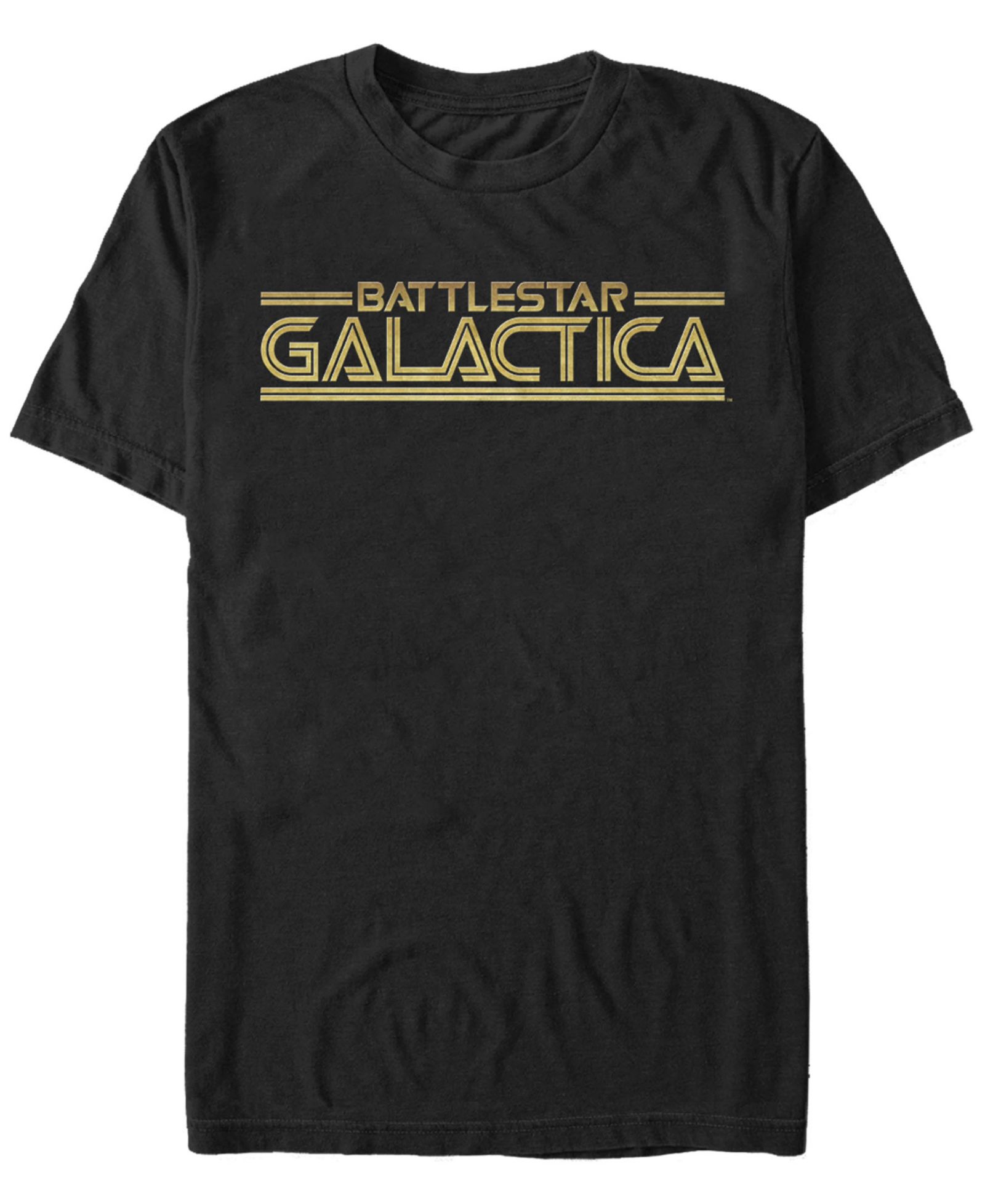 Мужская футболка Fifth Sun Battlestar Galactica Retro Gold Logo Short Sleeve
