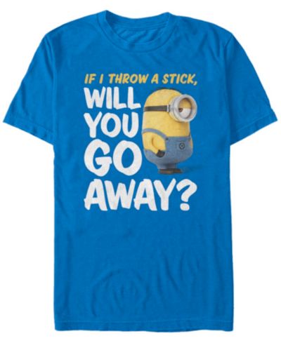 Fifth Sun Мужская футболка с коротким рукавом Minions Will You Go Away