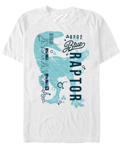 Мужская футболка Fifth Sun Jurassic World Fallen Kingdom Blue Raptor DNA Short Sleeve