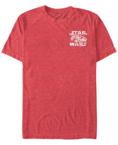 Футболка с коротким рукавом Star Wars Men's Millennium Falcon с логотипом на груди