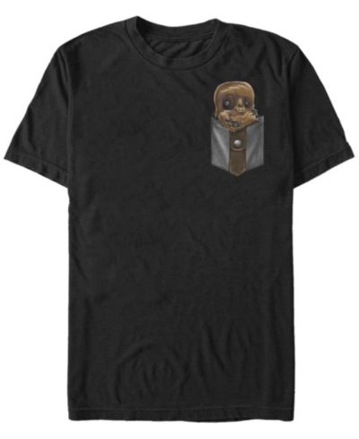Fifth Sun Star Wars Men's Chewie Cutie Pocket Short Sleeve T-Shirt