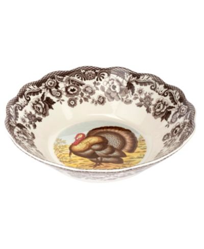 Spode Woodland Turkey Daisy Салатник Serving Bowl