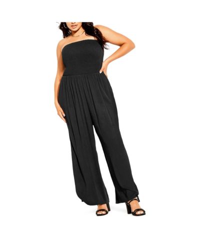 Женский комбинезон CITY CHIC Plus Size Smocked
