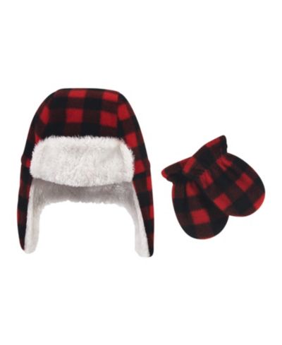 Hudson Baby Зимняя шапка и варежки для мальчиков Hudson Unisex Fleece