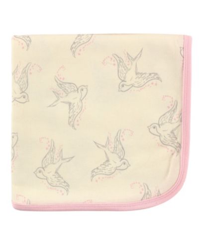 Touched by Nature Natural Cotton Swaddle, Receiving and Multi-purpose Blanket