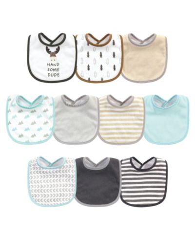 Hudson Baby Cotton-Polyester Blend Feeding Essentials