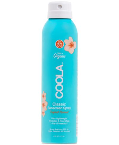 Coola Classic Body Sunscreen Spray SPF 30 - Tropical Coconut, 6 oz.