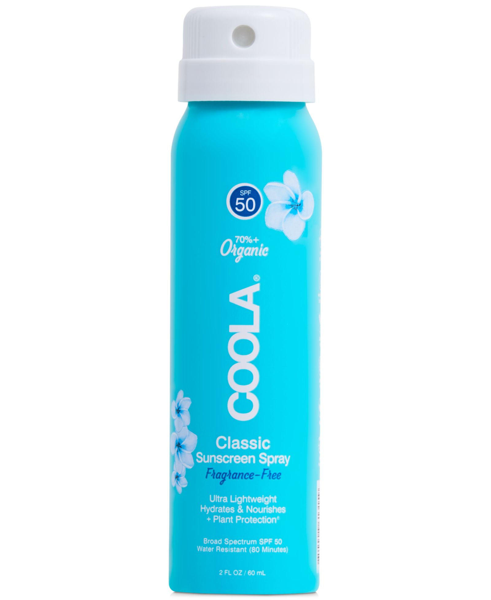 Спрей-санскрин для тела Coola Classic Body Sunscreen SPF 50, 2 oz.