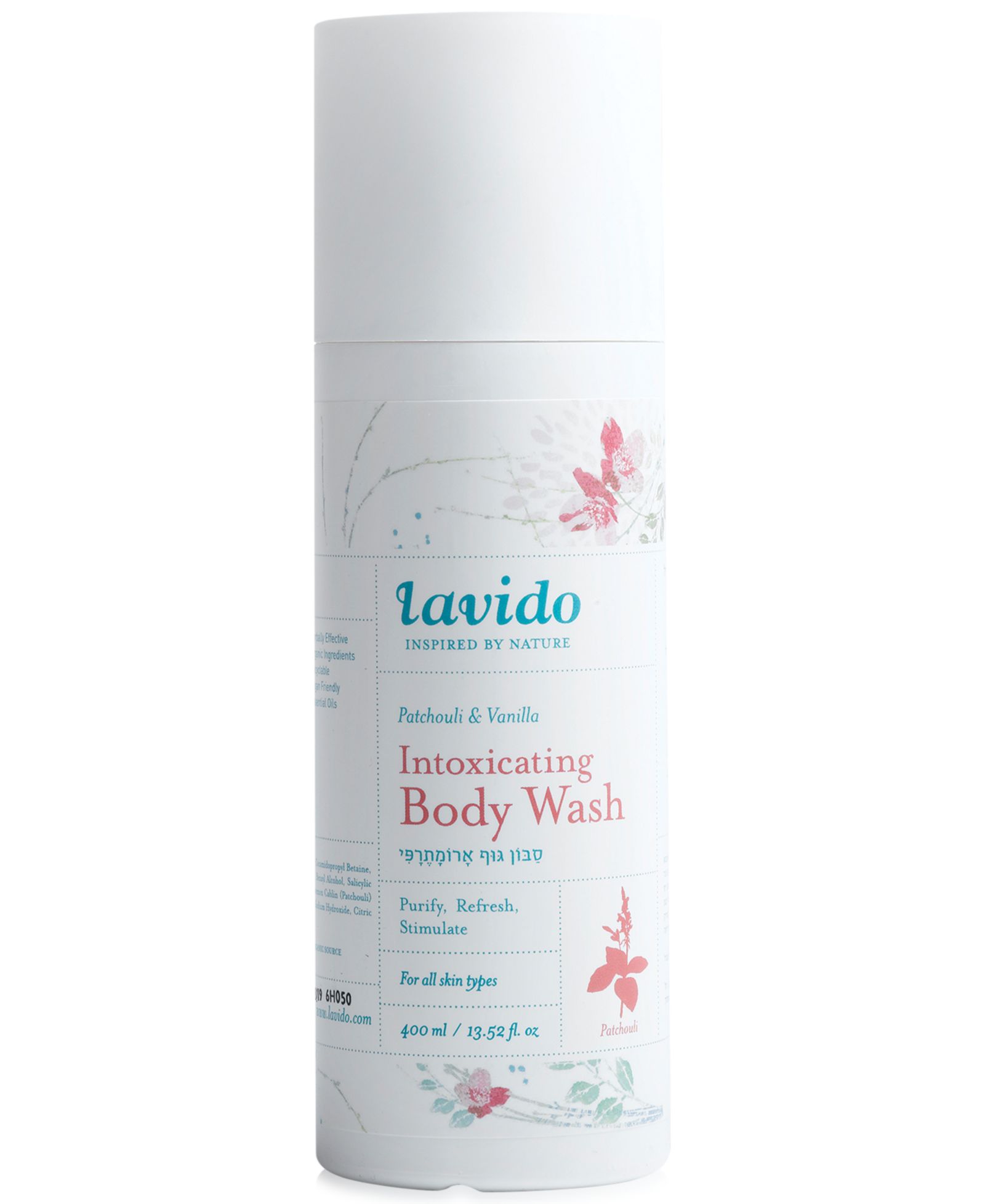 Lavido Intoxicating Body Wash - Patchouli & Vanilla, 13.5 oz.