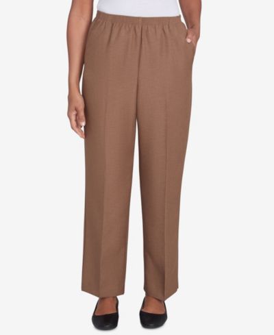 Alfred Dunner Женские брюки Classic Textured Proportioned Medium