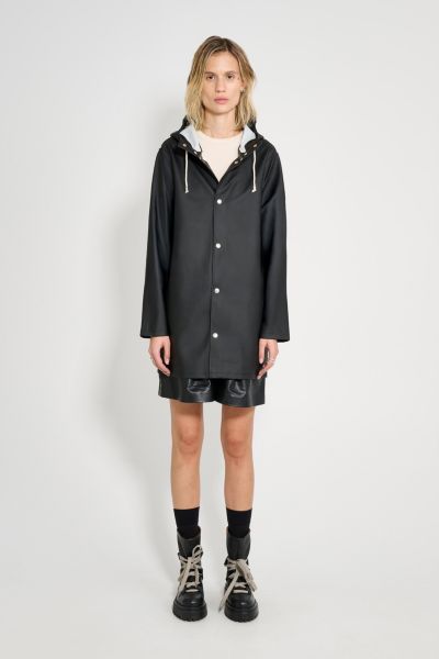 Stutterheim Stockholm Длинный капюшонный дождевик с длинным рукавом