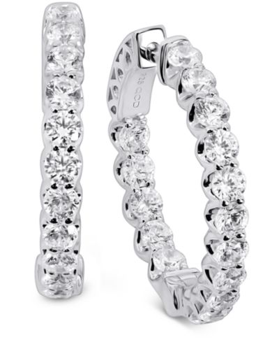 Arabella серьги-кольца из стерлингового серебра или позолоченного серебра 18k Gold