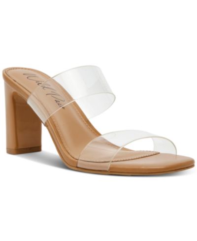Женские сандалии Wild Pair Zandria из прозрачного винила, двухсоставные