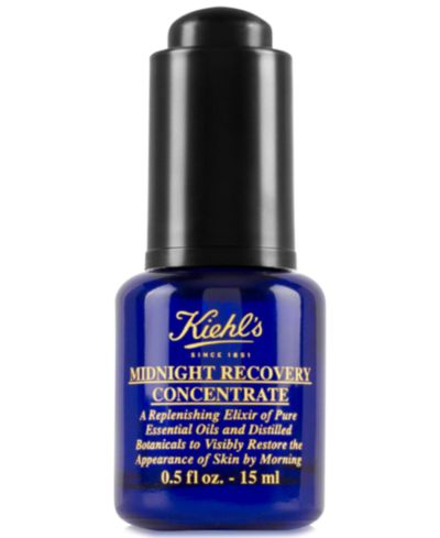 Kiehl's Since 1851 Midnight Recovery Concentrate Moisturizing Face Oil, 0.5-oz.