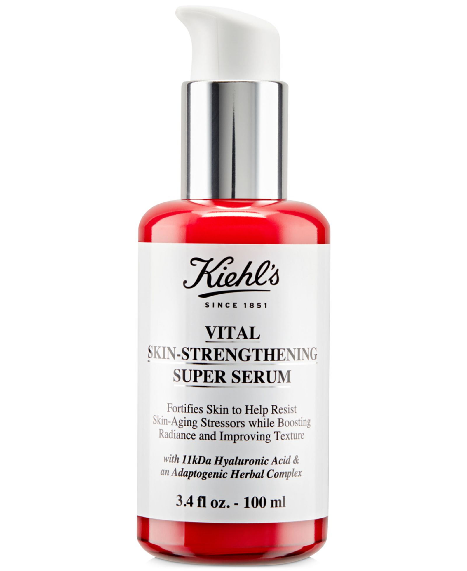 Kiehl's Since 1851 Vital Skin-Strengthening супер-сыворотка с гиалуроновой кислотой, 3.4-oz.