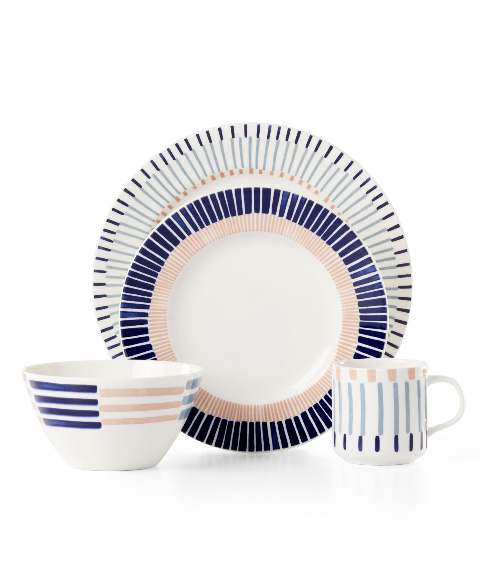 kate spade new york Brook Lane Place Setting Dinnerware, Set of 4
