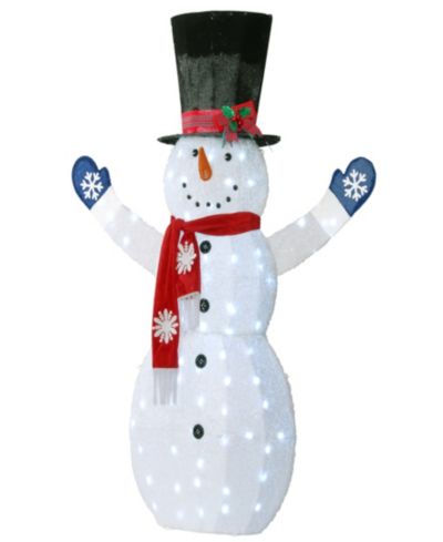 Украшение National Tree Company 6 ft. Snowman с 90 White LED Lights