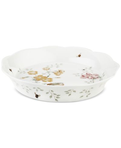Lenox блюдо для пирога Butterfly Meadow