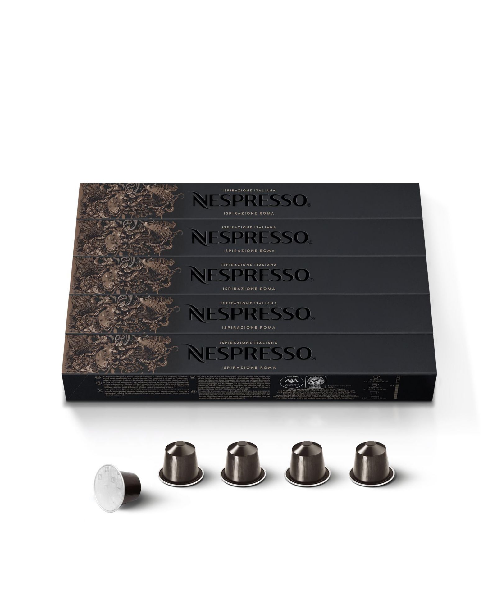 Капсулы Nespresso OriginalLine Roma, Medium Roast Espresso, 50 шт