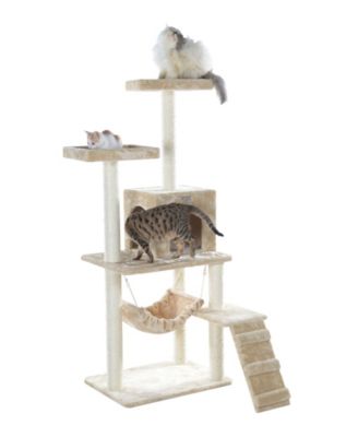 Кошачий дом GleePet GP78570921 из натурального дерева, 57-Inch, Beige