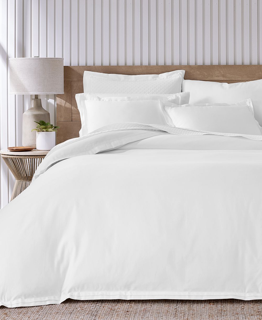 Charter Club Sleep Luxe 800 Thread Count 100% Cotton 3-Pc. Duvet Cover Set, Full/Queen, Exclusively at Macy’s