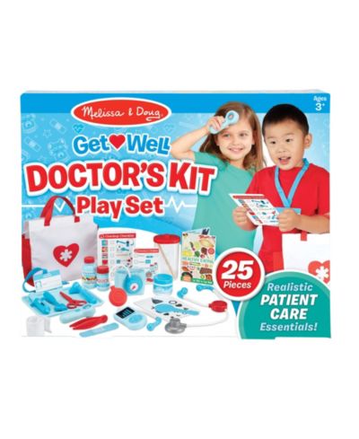 Melissa And Doug Doctor Get Well 25-Piece Play Set, Ages 3+
