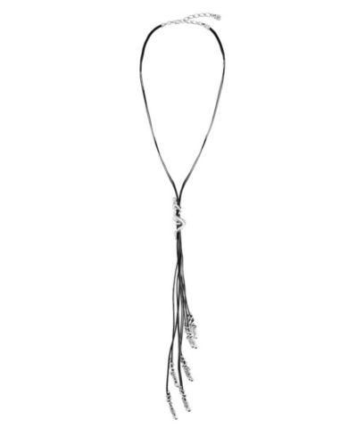 UNOde50 Brown Leather Cords Necklace
