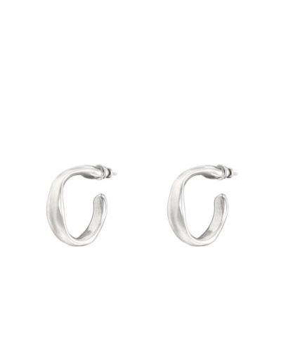 Серьги-кольца UNOde50 Sterling Silver Metal Clad