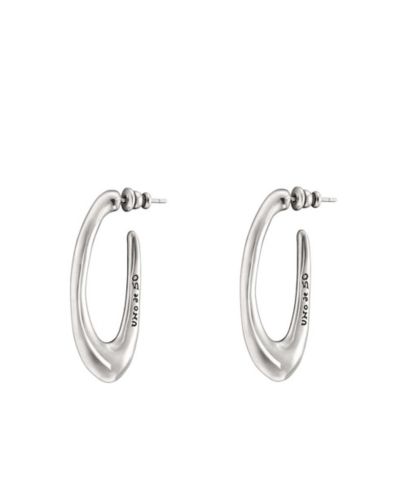 Серьги UNOde50 Sterling Silver Metal Clad Oval Shape
