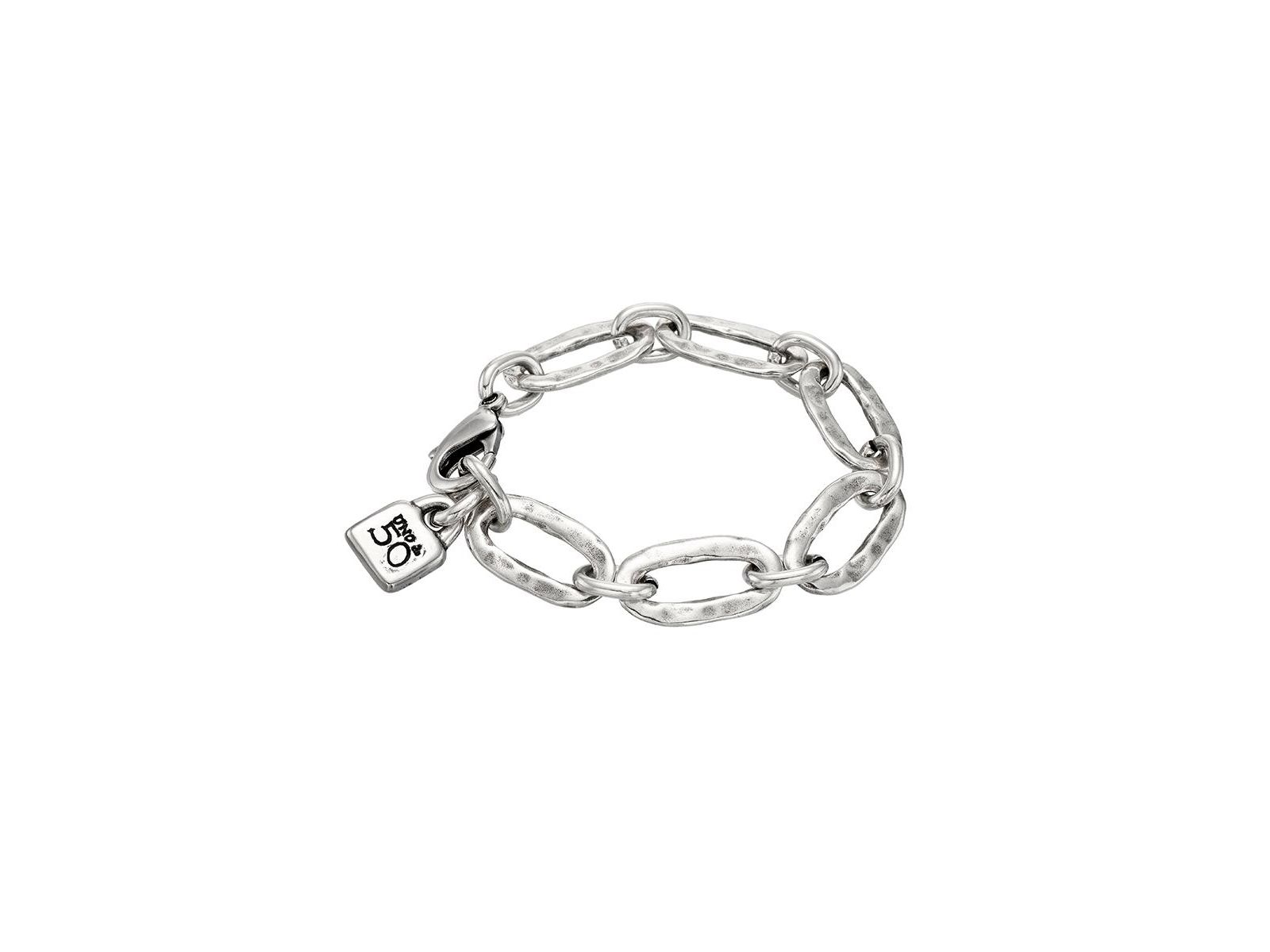 Браслет UNOde50 Sterling Silver и 18k Gold Plated Oval Links