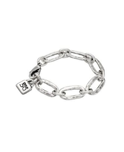 Браслет UNOde50 Sterling Silver и 18k Gold Plated Oval Links
