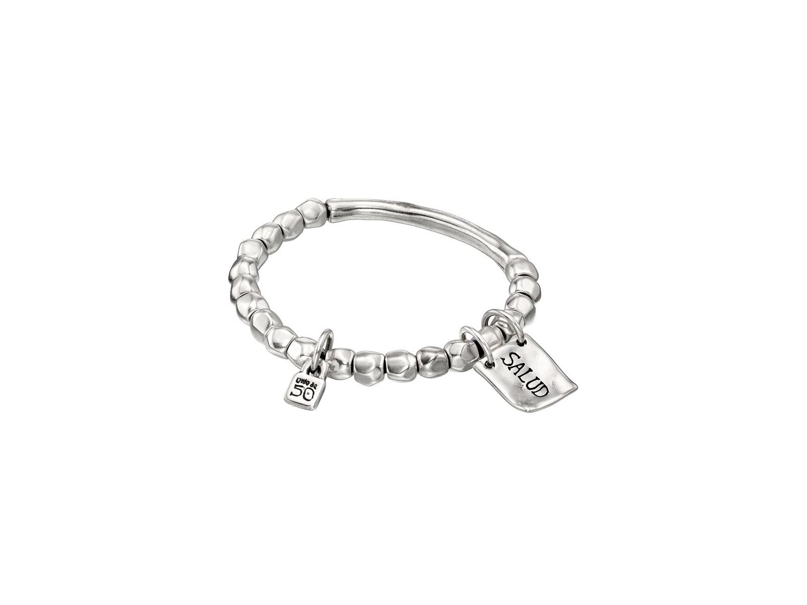 Браслет UNOde50 Sterling Silver Tubular Piece Beads