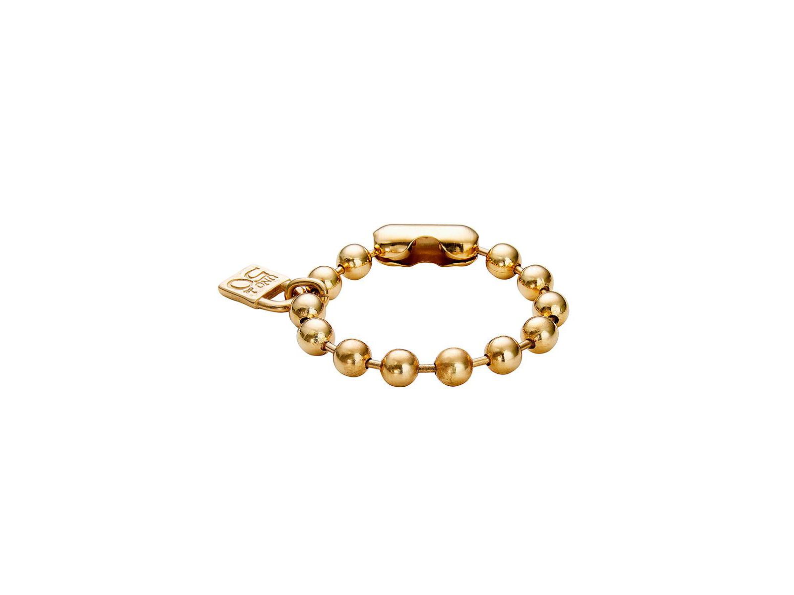 Браслет UNOde50 Sterling Silver and 18k Gold Padlock Charm