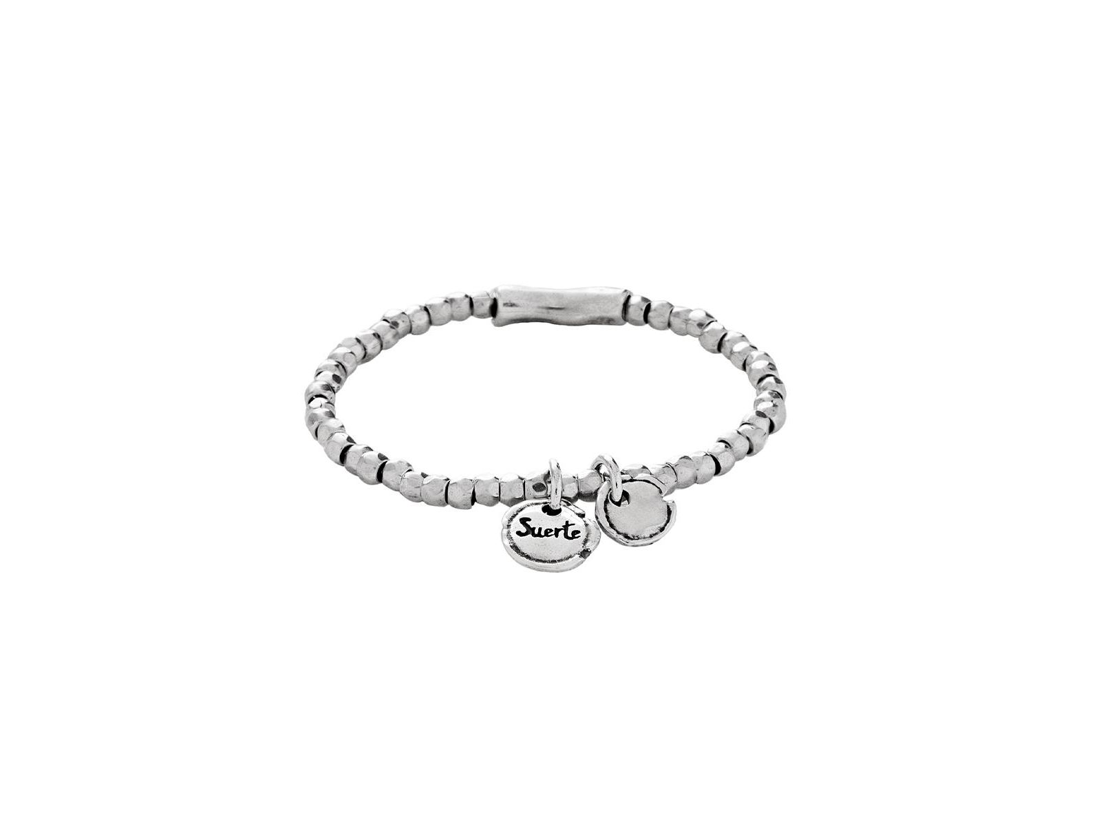 UNOde50 Sterling Silver Rounded Bead Bracelet