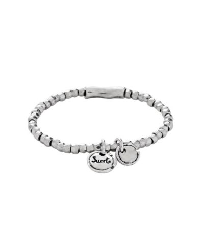 UNOde50 Sterling Silver Rounded Bead Bracelet
