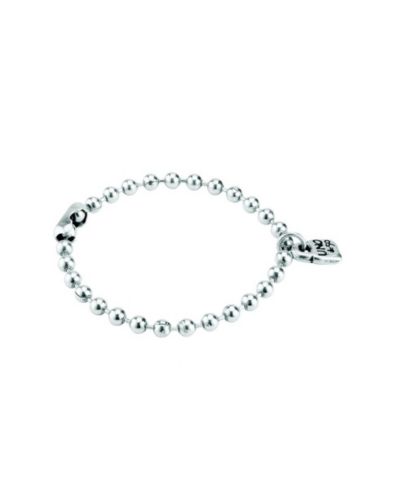 Браслет UNOde50 Sterling Silver и 18K Gold-Plated Ball Shaped