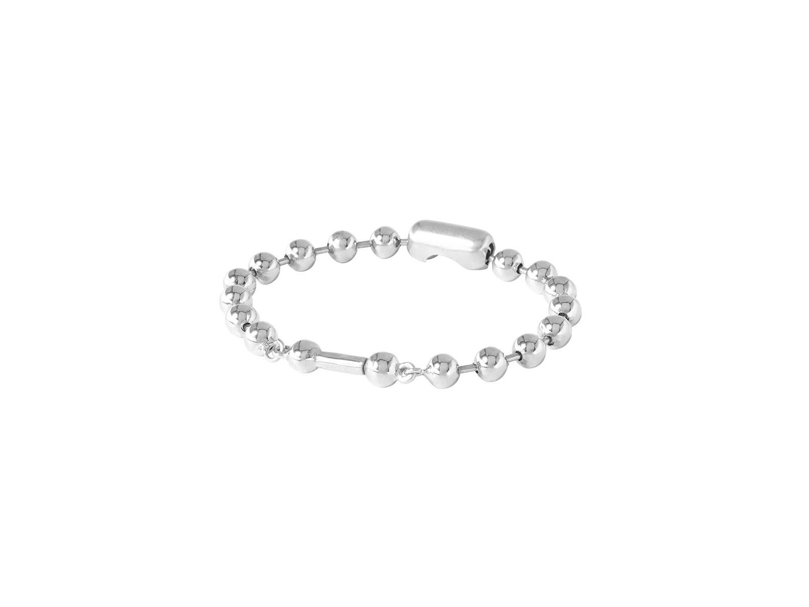 UNOde50 Sterling Silver and 18k Gold Multiple Beads Bracelet