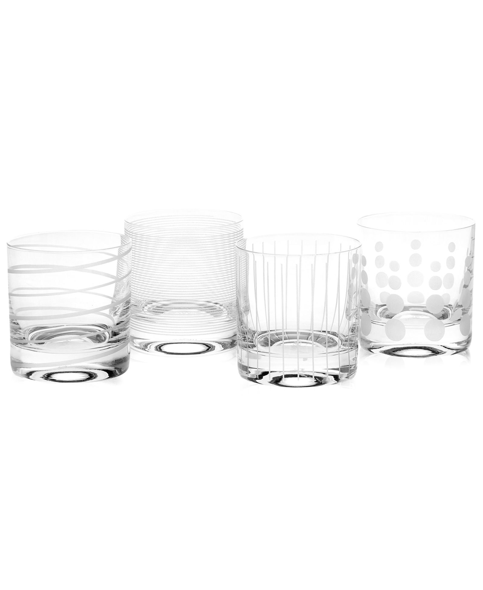 Стаканы Mikasa Cheers Double Old Fashioned Glasses, Set Of 4