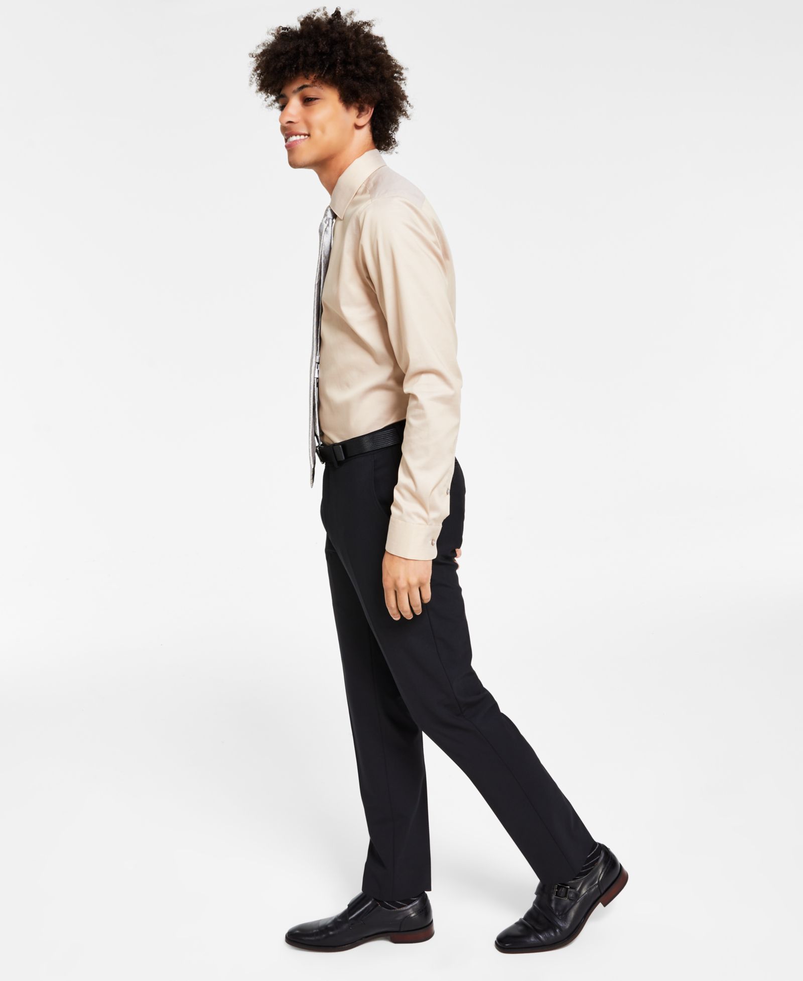 BAR III Men's Slim-Fit Wool Suit Pants, Created for Macy's