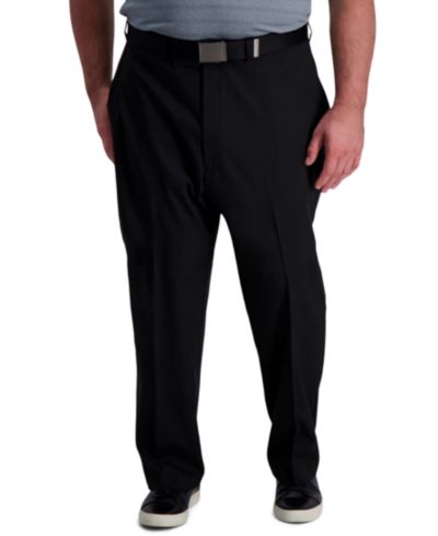 Мужские брюки Haggar Big & Tall Cool Right Performance Flex Classic Fit Flat Front