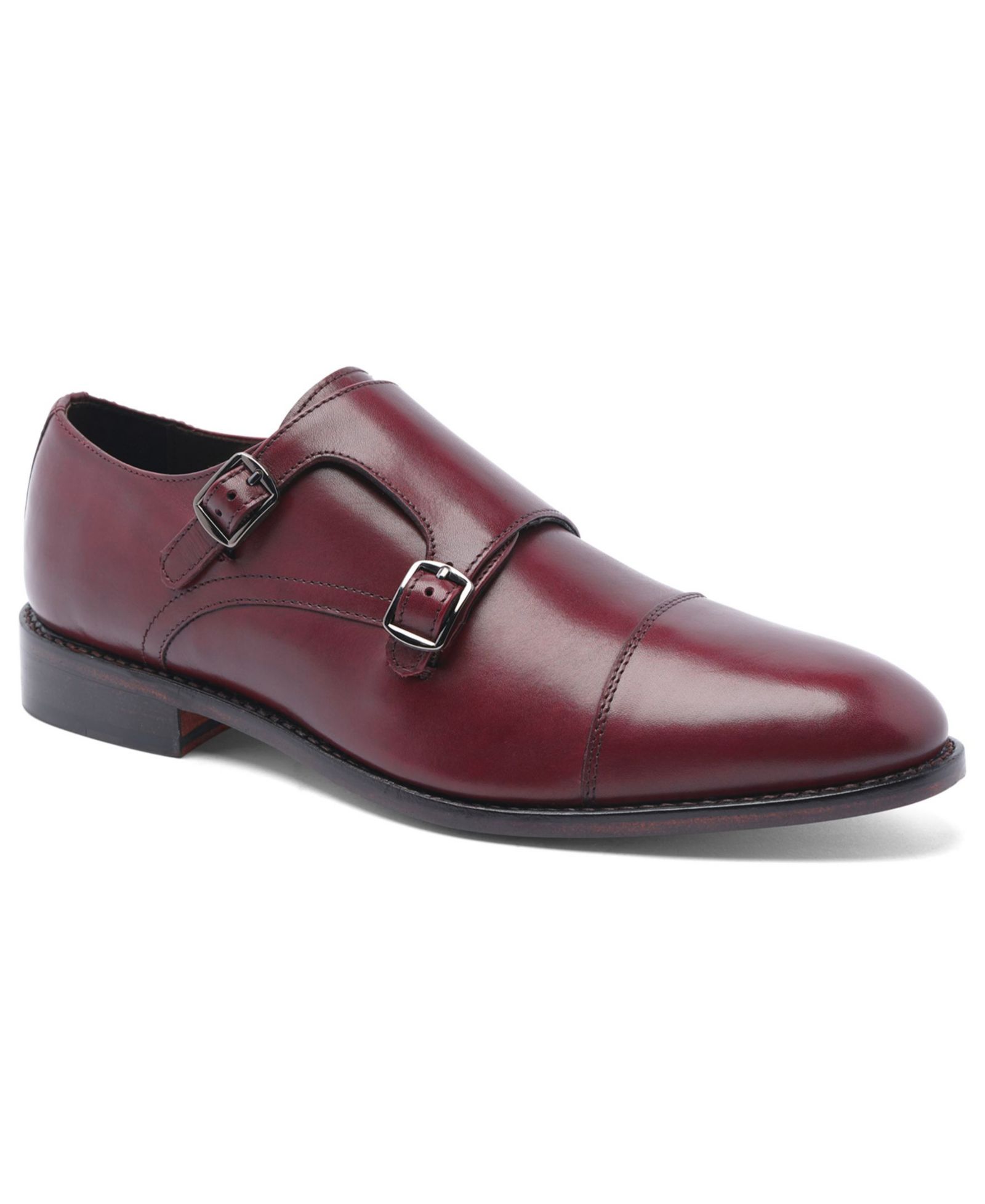 Anthony Veer Men's Roosevelt II Double Monk Strap Goodyear Welt Dress Shoe