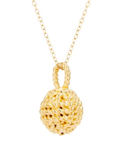 Подвеска brook & york Parker Knot 14K Gold