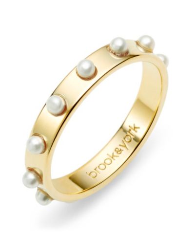 Кольцо brook & york Holly Imitation Pearl Ring