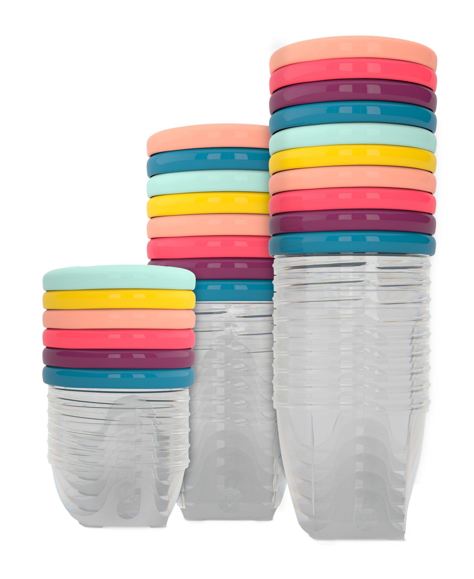 Набор детских мисок Babymoov Multi Colored, 24 шт.