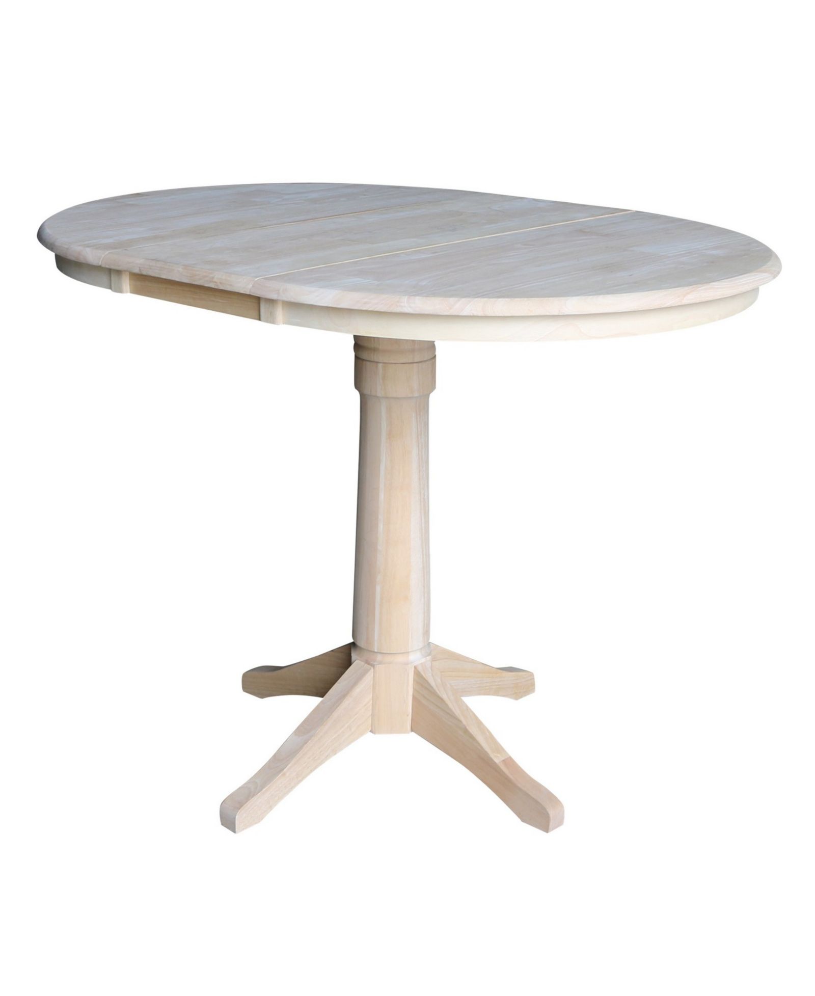 Круглый пьедестал-стол International Concepts 36" с дополнительной вставкой 12"