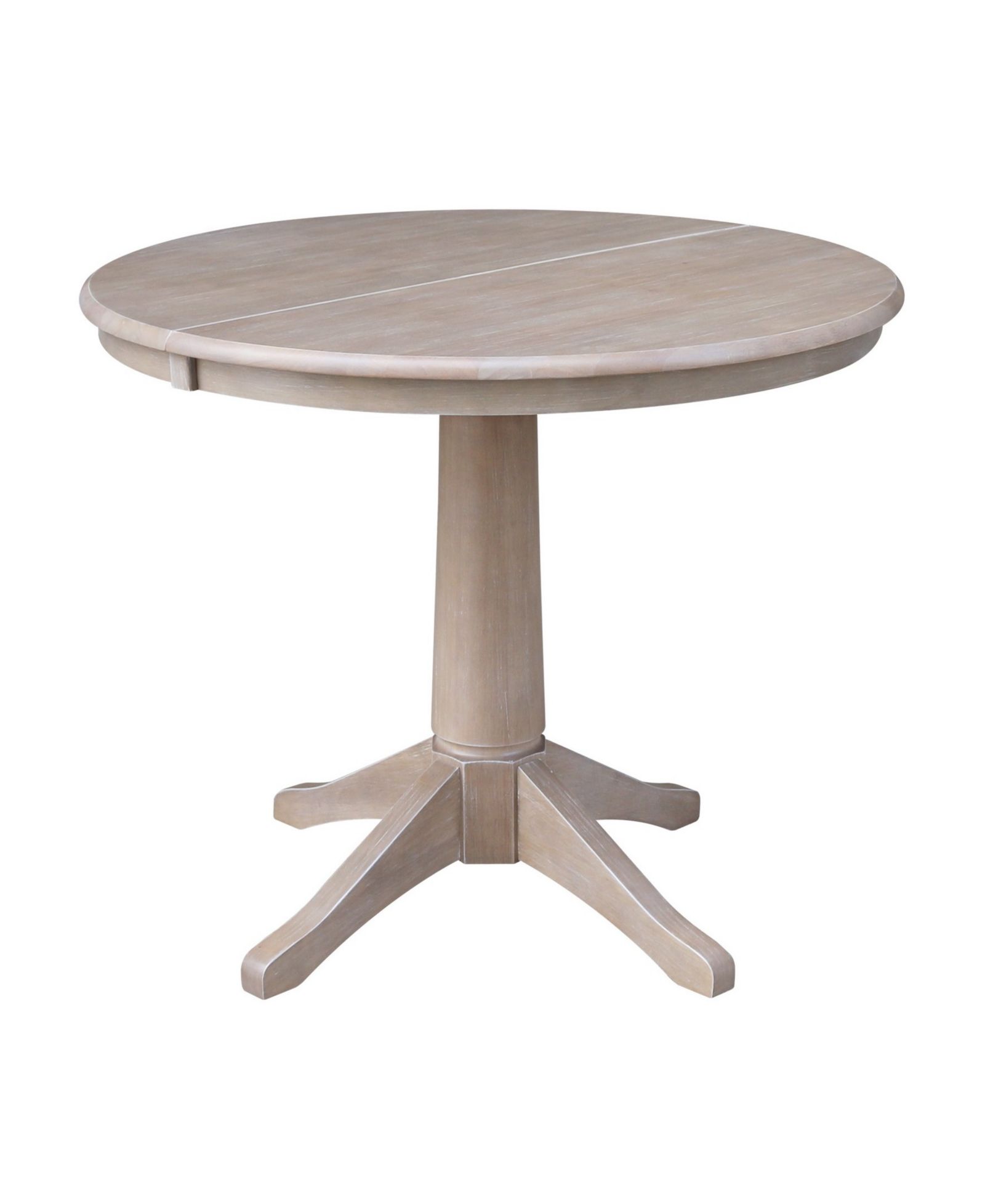 Круглый pedestal-стол International Concepts 36" с вставкой 12"