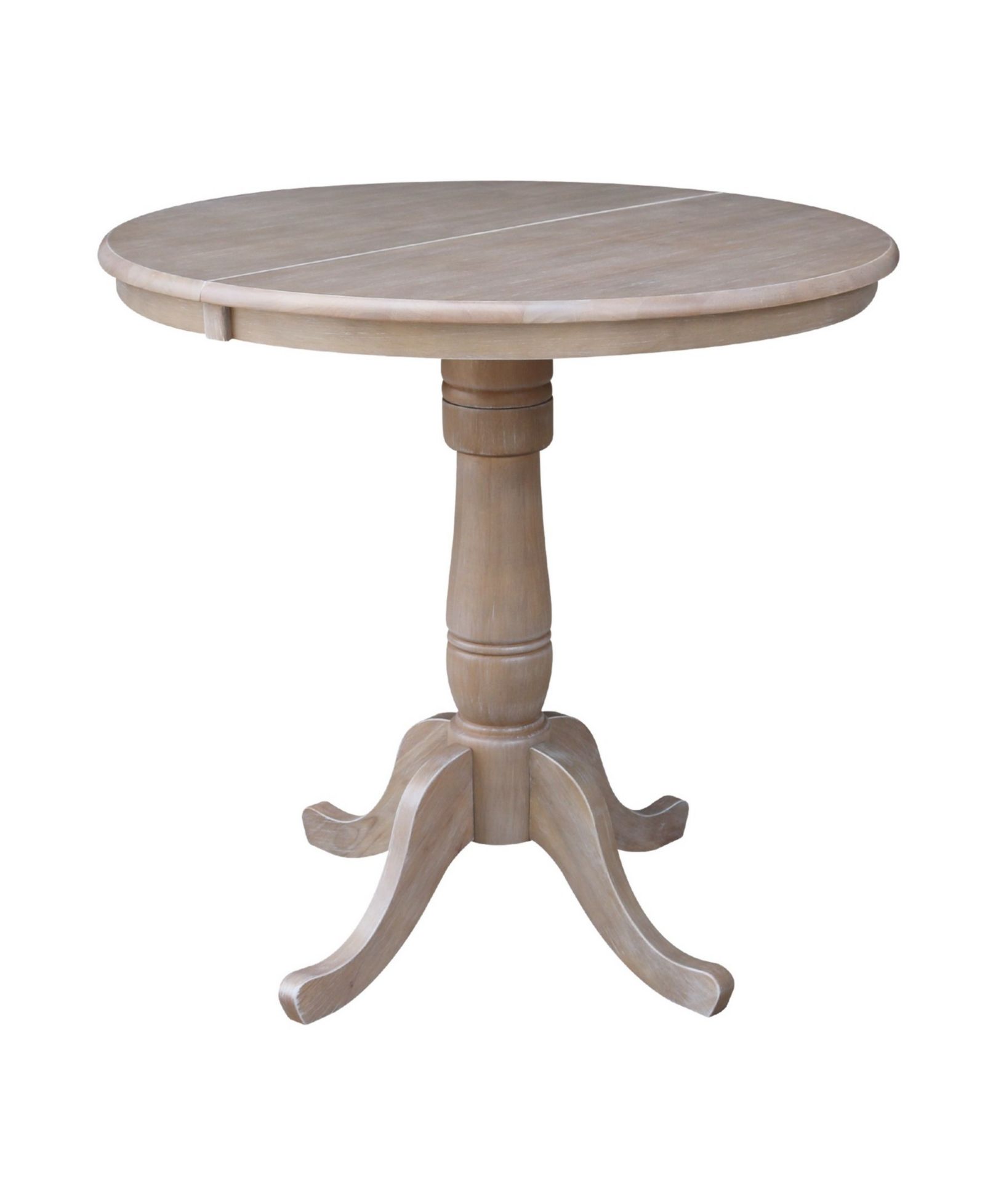 International Concepts 36" Round Top Pedestal Table с 12" Leaf
